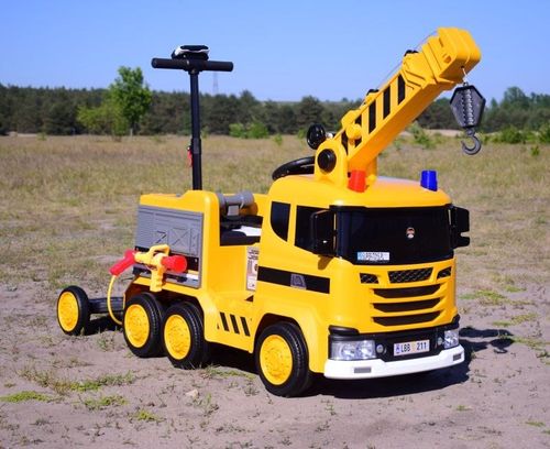 OLBRZYMI DŹWIG NA AKUMULATOR Z PODESTEM DLA RODZICA , PILOT, RĄCZKA/LBB211 na Arena.pl