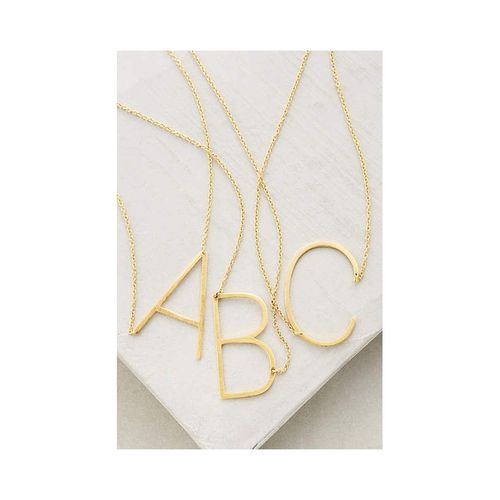 Naszyjnik stal chirurgiczna literka R platerowana złotem NST995R na Arena.pl