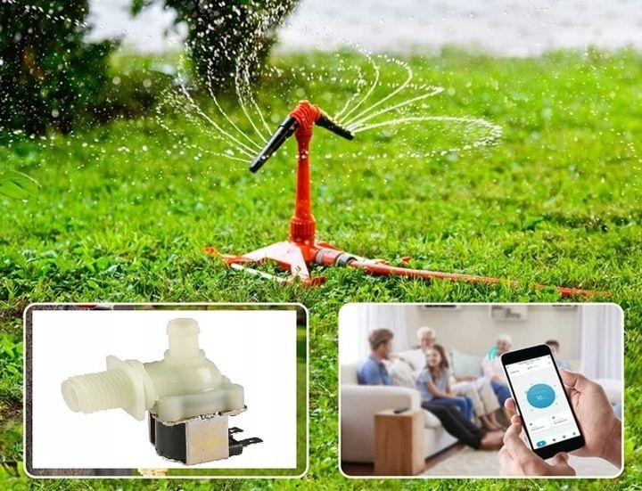 Elektrozawór 12V 0.02~0.8MPa króciec 11mm + sterowanie bezprzewodowe Wifi zdjęcie 2