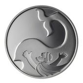 Jonah in the Whale 2 NIS Srebro 2010 Proof