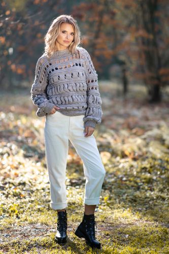 Sweter F600 Ecru UNI na Arena.pl