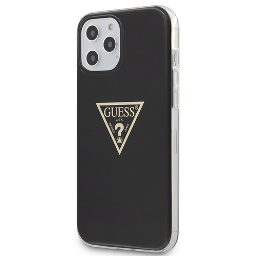 Guess Metallic Triange Etui do iPhone 12 Pro Max (czarny) na Arena.pl