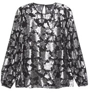 Crewneck Jacquard Top M