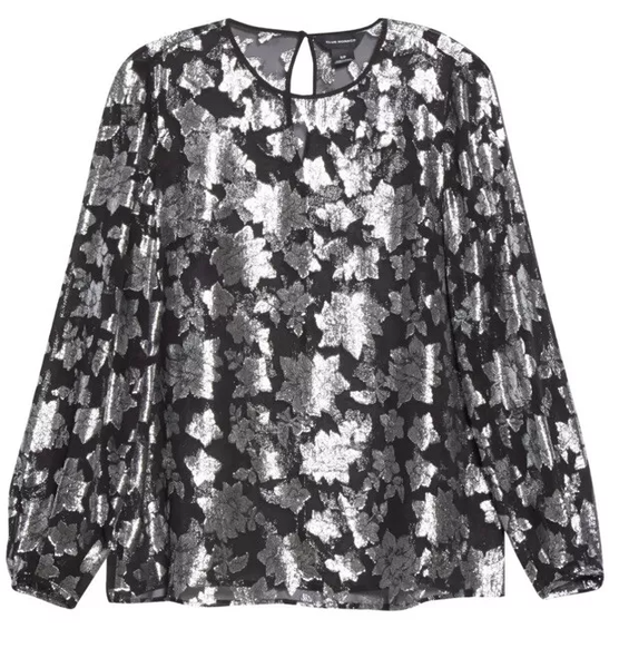 Crewneck Jacquard Top M zdjęcie 1