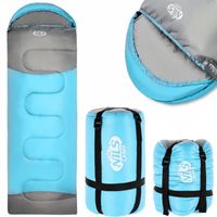 NILS NC2008 ŚPIWÓR NIEBIESKO-SZARY ROZM. M PO NAMIOT Z KAPTUREM