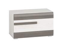 Szafka Na Buty Mała 1- Drzwiowa 80cm Sosna Śnieżna + Bodega Szara BLINKA ML