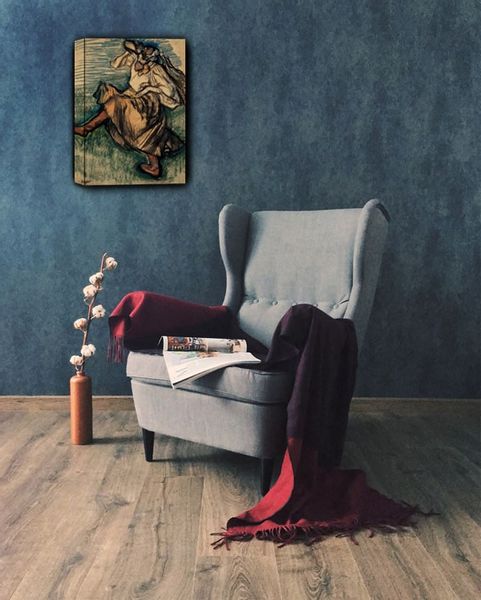 Russian Dancer, Edgar Degas - obraz na płótnie 40x50 cm zdjęcie 2