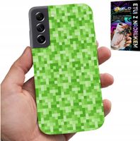 ETUI DO SAMSUNG GALAXY S21 FE - WZORY Z GIER Z GRY PIKSEL PIKSELE PLECKI