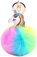 zawieszka unicorn Brelok do kluczy jednorożec B18_Mix