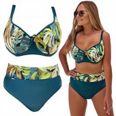 STRÓJ KĄPIELOWY DWUCZĘŚCIOWY KOSTIUM DAMSKI R. 80H