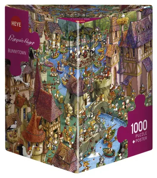 Puzzle 1000 elementów. Bunnytown, Ruyer zdjęcie 1