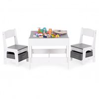 ZESTAW MEBLI DZIECIĘCYCH ECOTOYS MDF TABLICA KREDOWA SCHOWEK