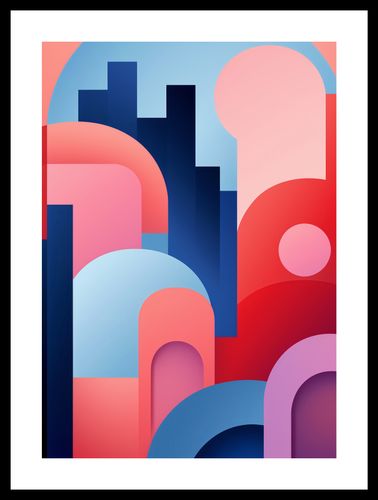 Plakat 29,7x42cm Miasto Kolorów na Arena.pl