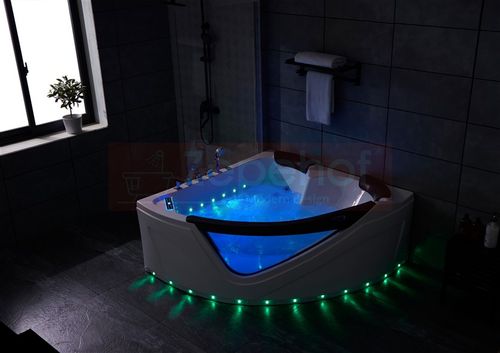 WANNA NAROŻNA Z HYDROMASAŻEM 150x150 MOCNE 2 POMPY GRZAŁKA na Arena.pl