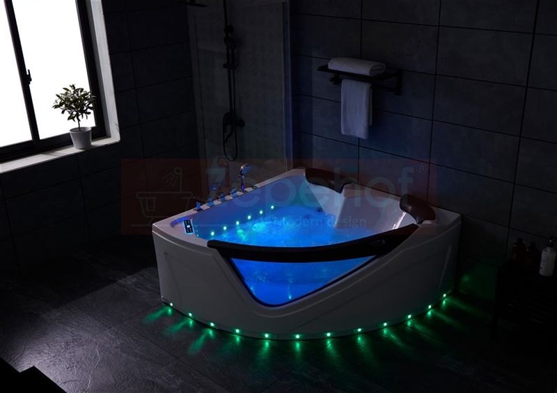 WANNA NAROŻNA Z HYDROMASAŻEM 150x150 MOCNE 2 POMPY GRZAŁKA zdjęcie 4