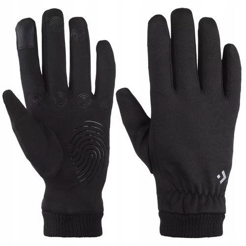 Komplet Męski Zimowy Ocieplana Czapka Rękawiczki Dotykowe do Ekranów na Arena.pl