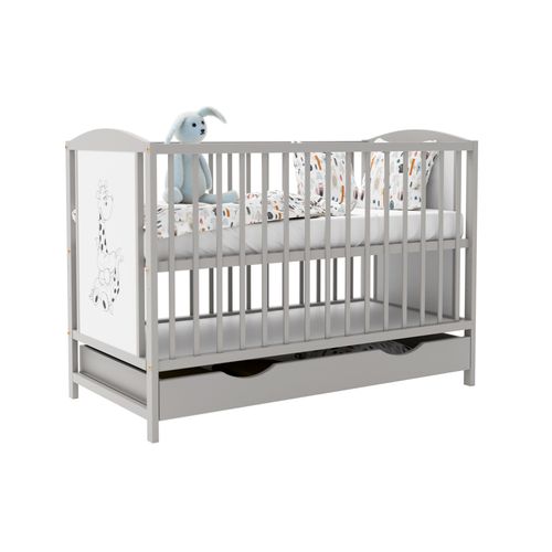 Łóżeczko szuflada BAJKA SZARA TAPCZANIK na Arena.pl