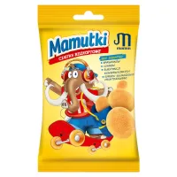 Mamutki - Ciastka Biszkoptowe bez Dodatku Cukru 20g