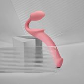 Semi-Realistic Bendable Strap-On Pink - M