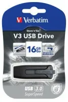 PENDRIVE USB 3.2 GEN 1 16GB V3 DRIVE VERBATIM