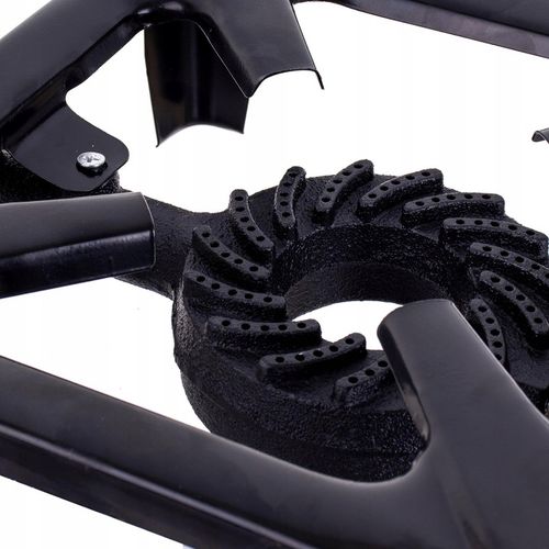 Taboret gazowy Kuchenka Turystyczna 30x30cm Palnik Żeliwny 7kW Propan Butan na Arena.pl