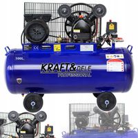 kompresor olejowy 2-tłokowy sprężarka kd4054 100l 8bar 4,2km kraft&dele