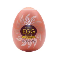 tenga egg shiny ii - kompaktowa maszyna intymna, spiralna tekstura