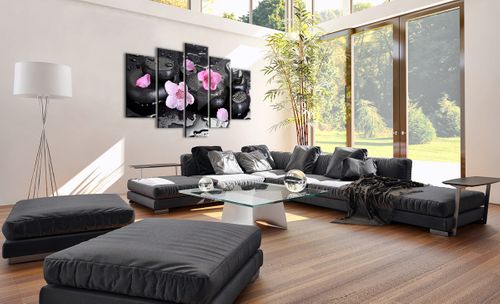 Obraz Na Płótnie - Storczyk Kamień  - 150X100 Cm - Ea150X100-2714 na Arena.pl