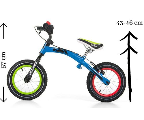 Rowerek Biegowy Milly Mally Young Multicolor 1598 na Arena.pl