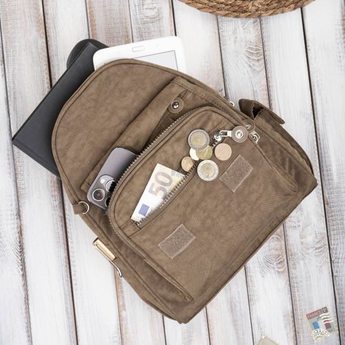 modny plecaczek damski w kolorze brązu sp-10-br na Arena.pl