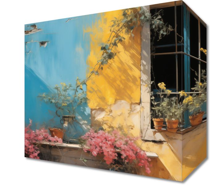 Obraz 20x20cm Słoneczna Ulica zdjęcie 1