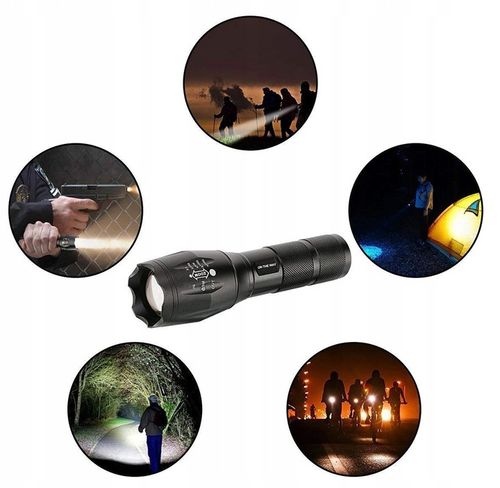 LATARKA TAKTYCZNA WOJSKOWA CREE XM-L T6 ŁADOWARKA na Arena.pl