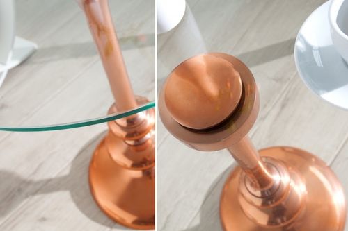 Stolik FLUTE miedziany na Arena.pl