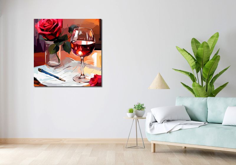 Obraz 90x90cm Wiosenne Pogwizdy zdjęcie 2