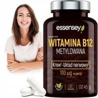 WITAMINA B12 Metylowana Układ Nerwowy Krew Zmęczenie Umysł Metylokobalamina