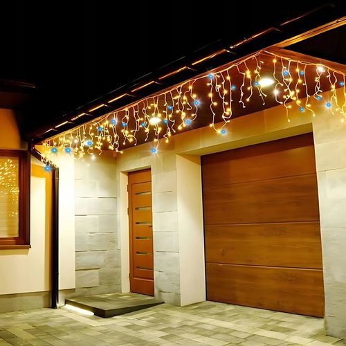 SOPLE LED 500 LAMPKI ZEWNĘTRZNE 18 m Światełka Świąteczne Zew IP44 + FLASH na Arena.pl