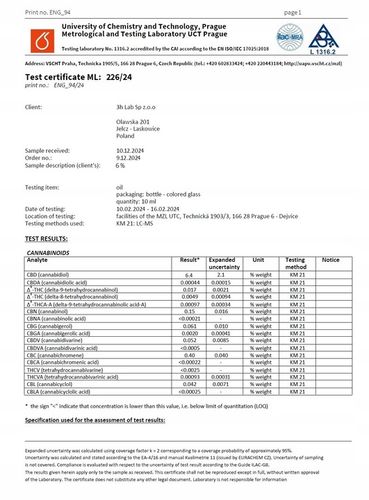 CBD 6% OLEJEK KONOPNY DLA PSÓW PSA KOTÓW KOTA 10ml FULL SPECTRUM CERTYFIKAT na Arena.pl
