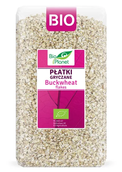 PŁatki Gryczane BIO 600 g - BIO Planet zdjęcie 1