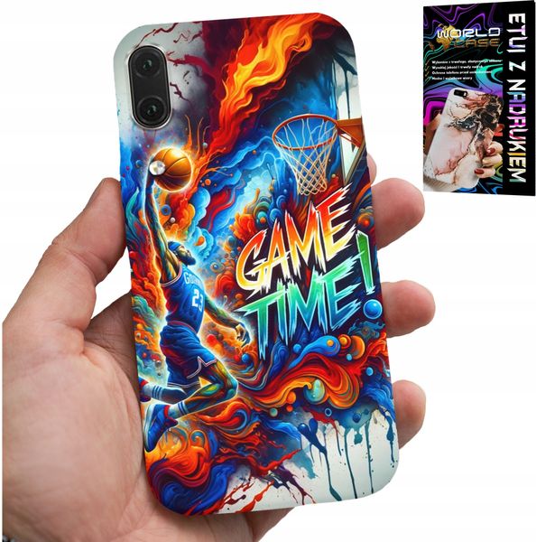 ETUI DO HUAWEI P20 - KOSZYKÓWKA NBA GAME TIME, CASE + SZKŁO zdjęcie 1