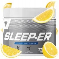 TREC SLEEP-ER zawiera CYNK MAGNEZ MELATONINE WITAMINĘ B6 225g w proszku