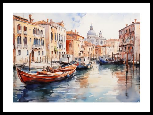Plakat 42x29,7cm Wenecka Impresja na Arena.pl