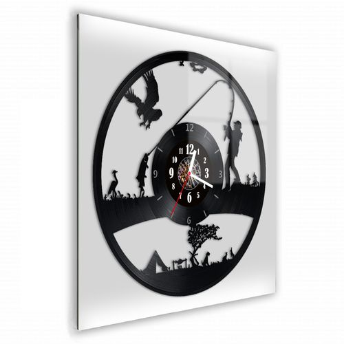 Zegar Ścienny z płyty winylowej na lustrze HOBBY 23 wzory 30x30 cm na Arena.pl