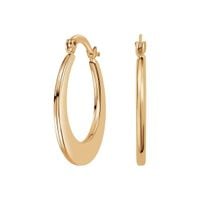 złote kolczyki okrągłe z żółtego złota 333 - szarnir - kjx21313