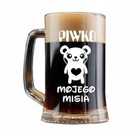 duży KUFEL do Piwa na PREZENT z GRAWEREM 660 ml