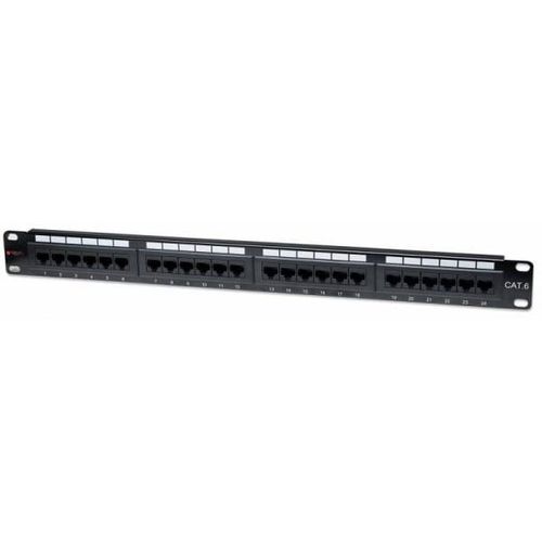 Techly Patch panel 1U UTP 24xR J45 Cat.6, czarny na Arena.pl