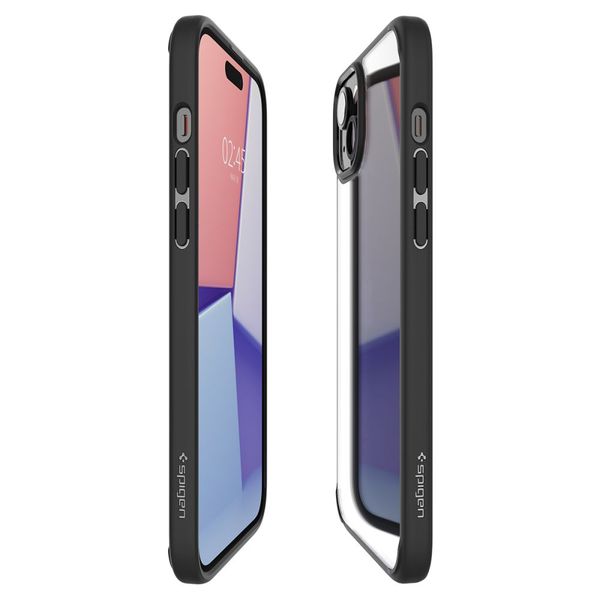 spigen ultra hybrid iphone 15 plus matte black zdjęcie 9