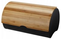 KADAX Chlebak Pojemnik Na Pieczywo Metalowy Bambus