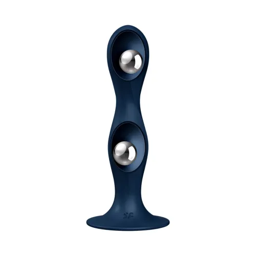 satisfyer double ball-r - model z obciążeniem, silikon, czarny na Arena.pl