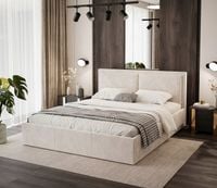 ŁOŻKO SOAVE II Z PODNOSZONYM STELAŻEM I POJEMNIKIEM NA POŚCIEL 140x200