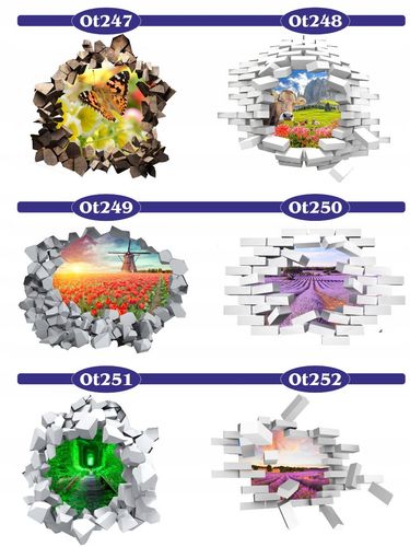 Naklejka samoprzylepna 3D drzewa tunel przyroda na Arena.pl